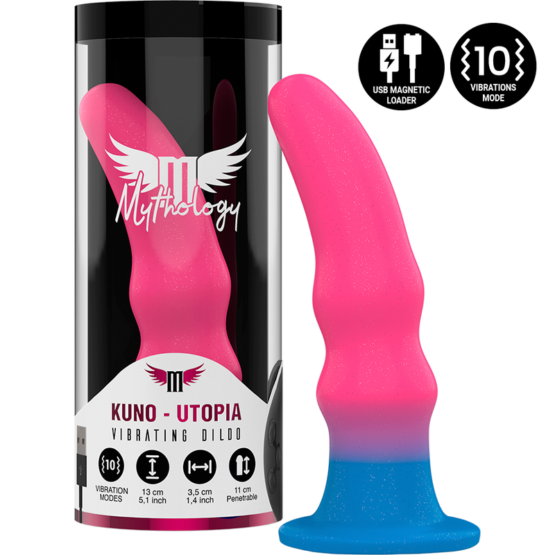 MYTHOLOGY - KUNO UTOPIA DILDO S - VIBRATEUR WATCHME TECHNOLOGIE SANS FIL COMPATIBLE MYTHOLOGY FANTASY DILDO