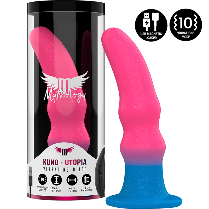MYTHOLOGY - KUNO UTOPIA DILDO M - VIBRATEUR COMPATIBLE AVEC LA TECHNOLOGIE SANS FIL WATCHME MYTHOLOGY FANTASY DILDO