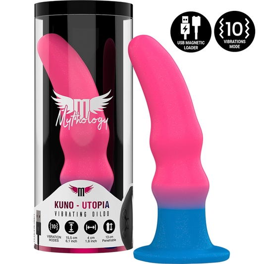 MYTHOLOGY - KUNO UTOPIA DILDO M - VIBRATEUR COMPATIBLE AVEC LA TECHNOLOGIE SANS FIL WATCHME MYTHOLOGY FANTASY DILDO
