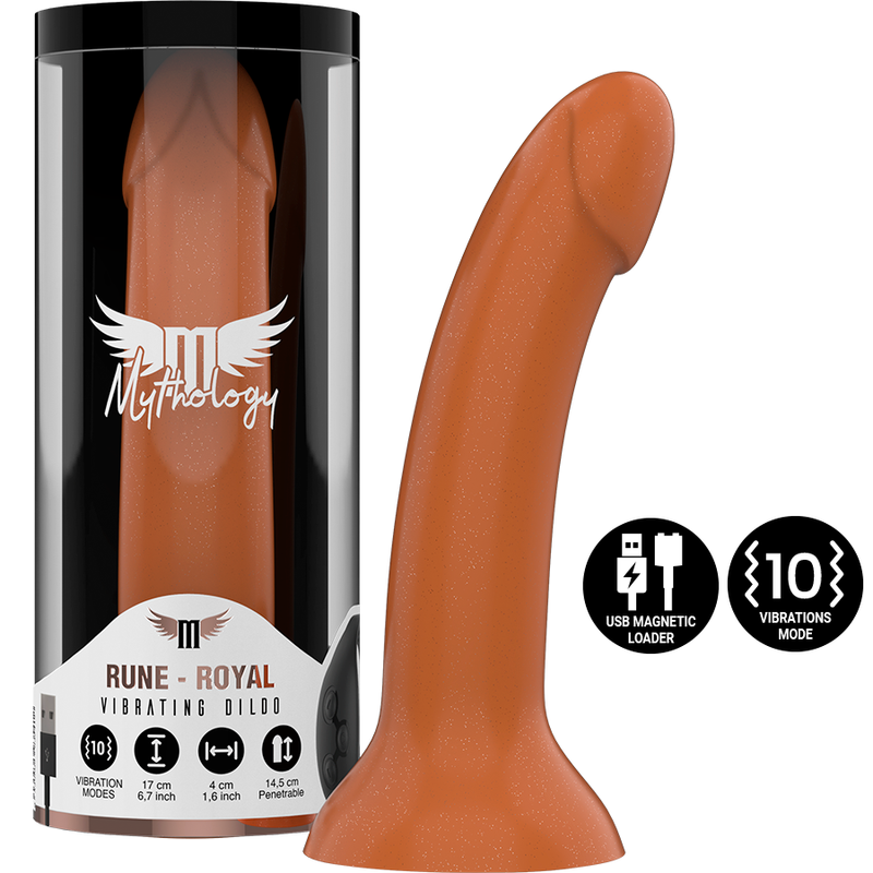 MYTHOLOGY - RUNE ROYAL DILDO M - VIBRATEUR WATCHME TECHNOLOGIE SANS FIL COMPATIBLE MYTHOLOGY FANTASY DILDO
