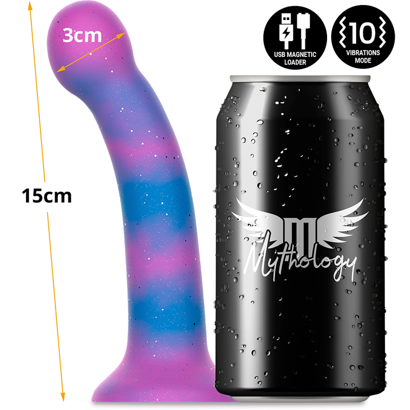 MYTHOLOGY - DION GALACTIC DILDO S - VIBRATEUR WATCHME TECHNOLOGIE SANS FIL COMPATIBLE MYTHOLOGY FANTASY DILDO