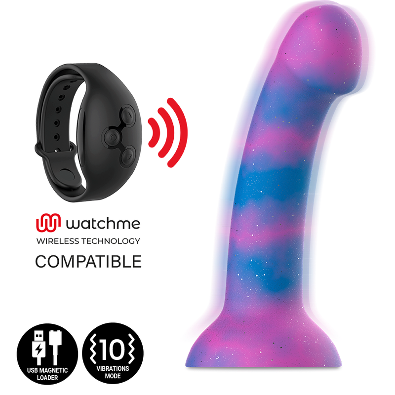 MYTHOLOGY - DION GALACTIC DILDO M - VIBRATEUR WATCHME TECHNOLOGIE SANS FIL COMPATIBLE MYTHOLOGY FANTASY DILDO