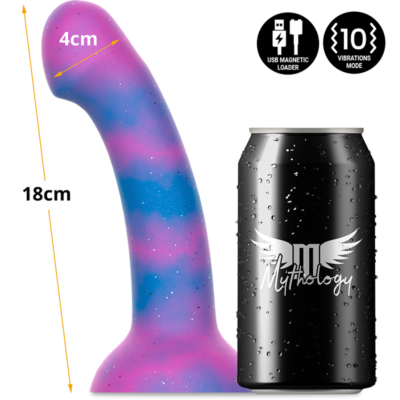 MYTHOLOGY - DION GALACTIC DILDO M - VIBRATEUR WATCHME TECHNOLOGIE SANS FIL COMPATIBLE MYTHOLOGY FANTASY DILDO