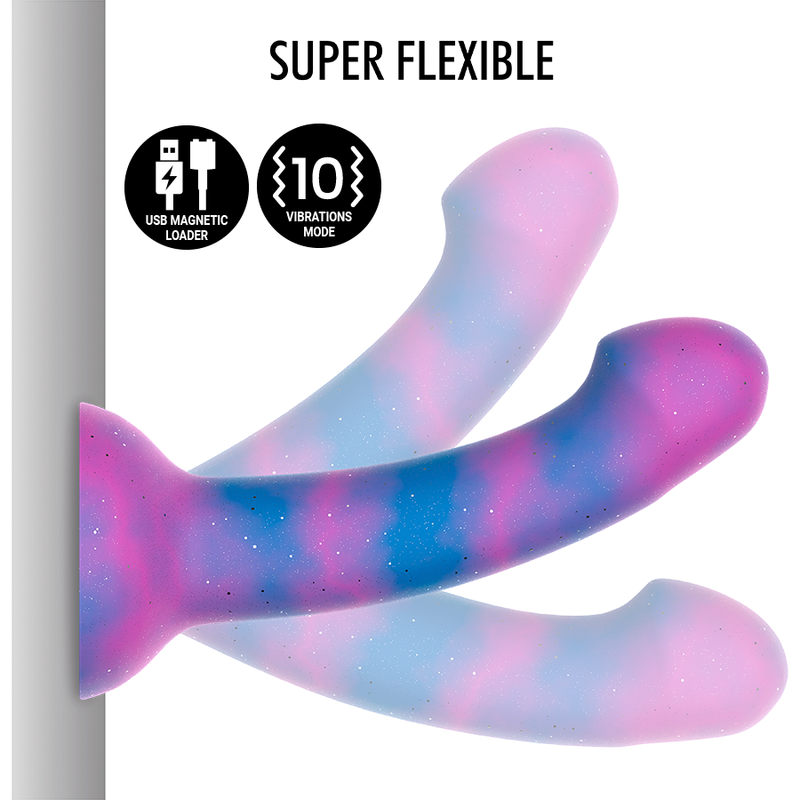 MYTHOLOGY - DION GALACTIC DILDO M - VIBRATEUR WATCHME TECHNOLOGIE SANS FIL COMPATIBLE MYTHOLOGY FANTASY DILDO