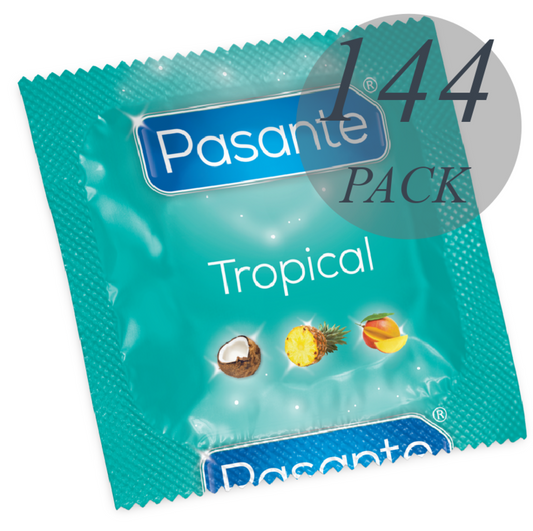 PASANTE - PRÉSERVATIFS TROPICAL SAC 144 UNITÉS PASANTE