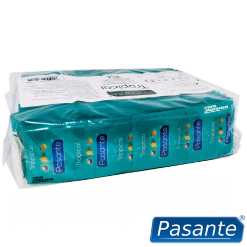 PASANTE - PRÉSERVATIFS TROPICAL SAC 144 UNITÉS PASANTE