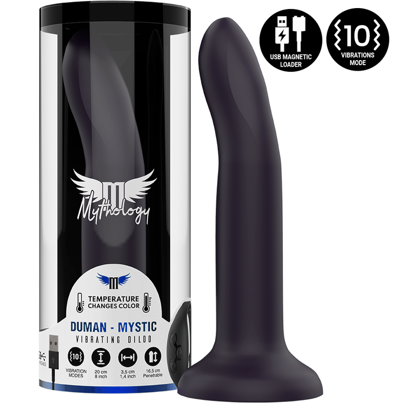 MYTHOLOGY - DUMAN MYSTIC DILDO L - VIBRATEUR COMPATIBLE AVEC LA TECHNOLOGIE SANS FIL WATCHME MYTHOLOGY FANTASY DILDO