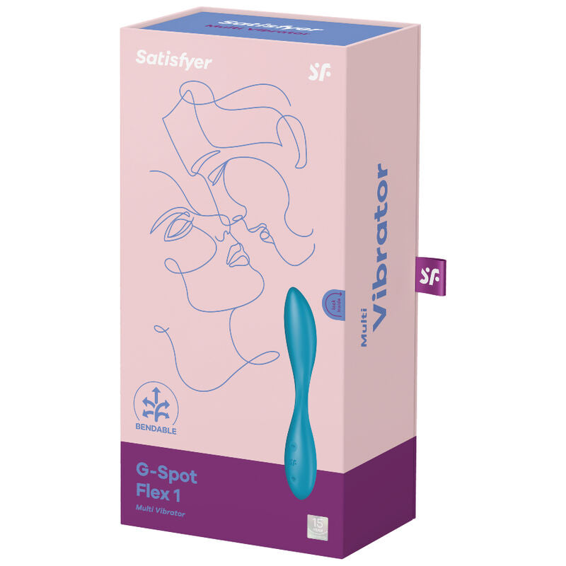 SATISFYER - VIBRATEUR MULTI G-SPOT FLEX 1 BLEU SATISFYER VIBRATOR