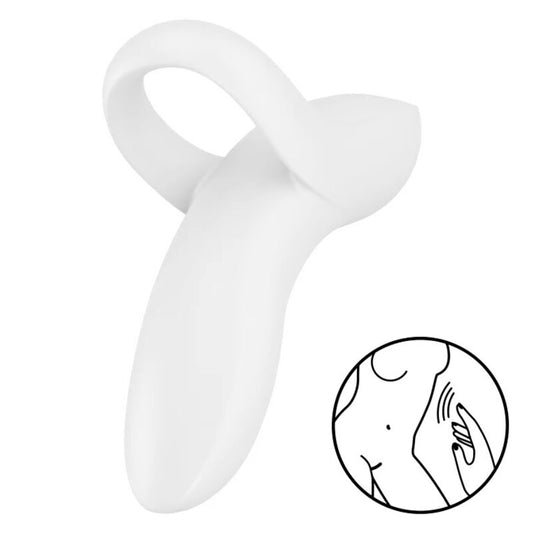 SATISFYER - VIBRATEUR  DOIGTS BOLD LOVER BLANC SATISFYER VIBRATOR