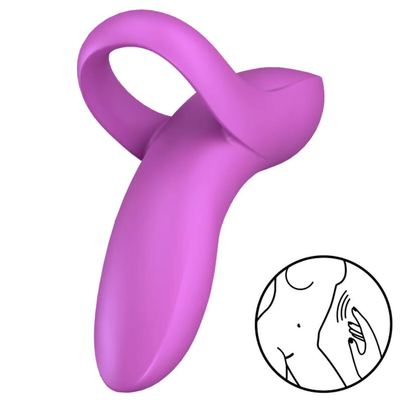 SATISFYER - VIBRATEUR  DOIGTS BOLD LOVER BLANC SATISFYER VIBRATOR