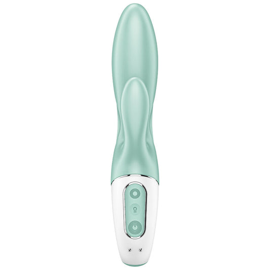 SATISFYER - AIR PUMP BUNNY 5+ APPLICATION GONFLABLE LAPIN VIBRATEUR VERT SATISFYER CONNECT