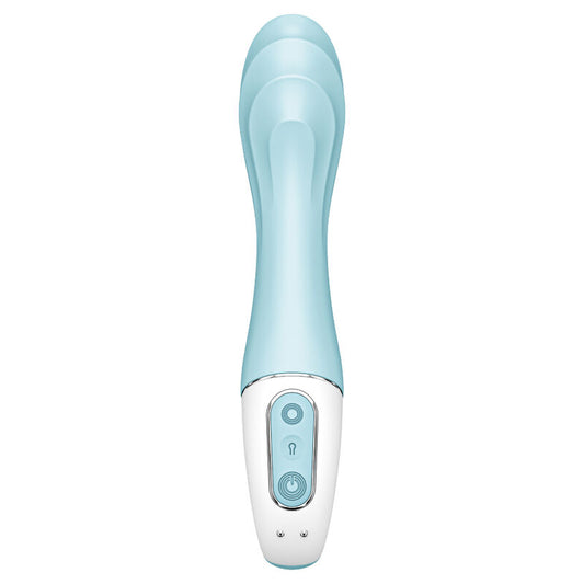 SATISFYER - AIR PUMP VIBRATOR 5+ APP GONFLABLE G-SPOT VIBRATOR BLEU SATISFYER CONNECT
