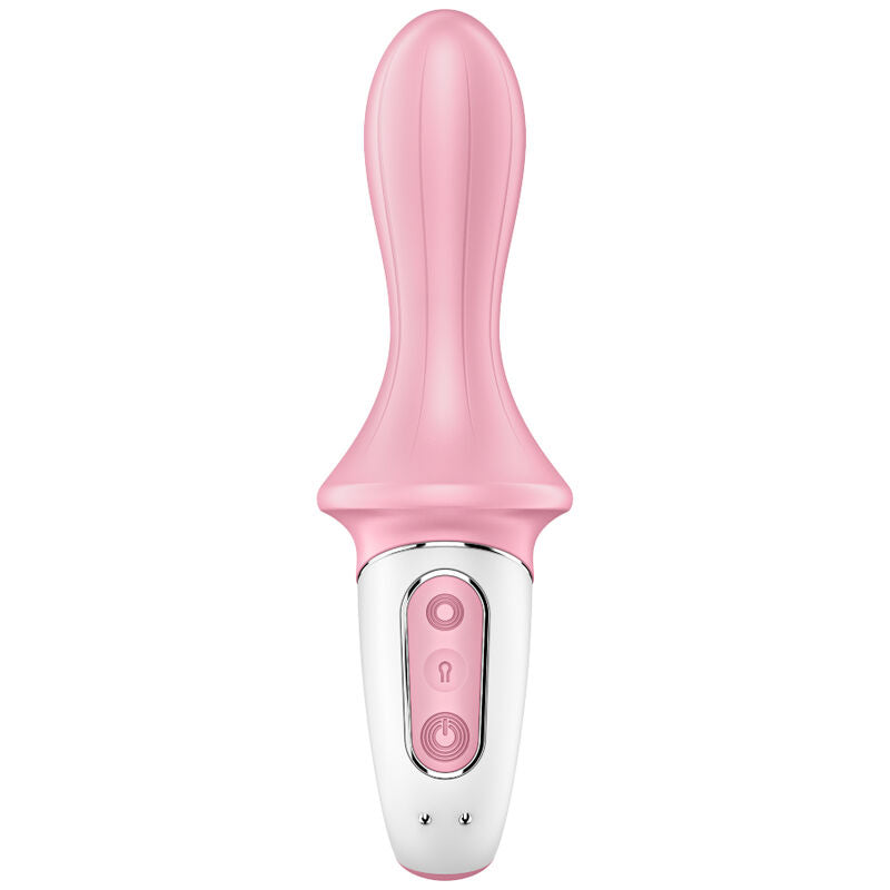 SATISFYER - AIR PUMP BOOTY 5+ VIBRATEUR ANAL GONFLABLE ROSE SATISFYER CONNECT