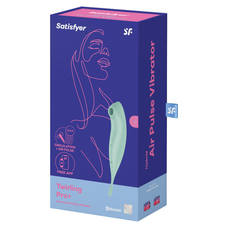 SATISFYER - APPLICATION DE STIMULATEUR ET VIBRATEUR TWIRLING PRO+ ROUGE SATISFYER CONNECT