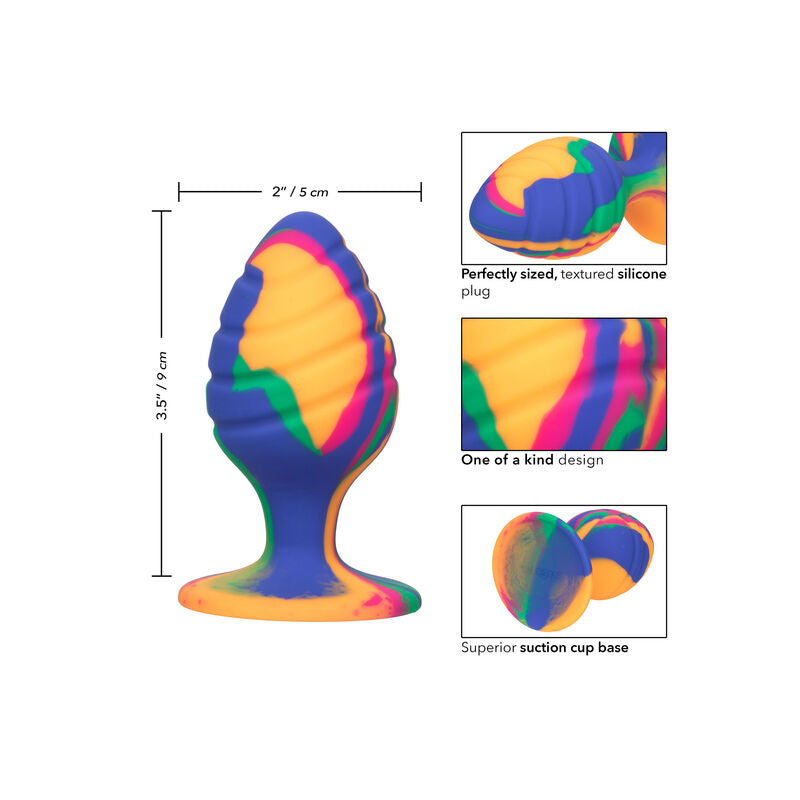 CALEXOTICS - CHEEKY GRANDE SWIRL PLUG ANAL CALEXOTICS