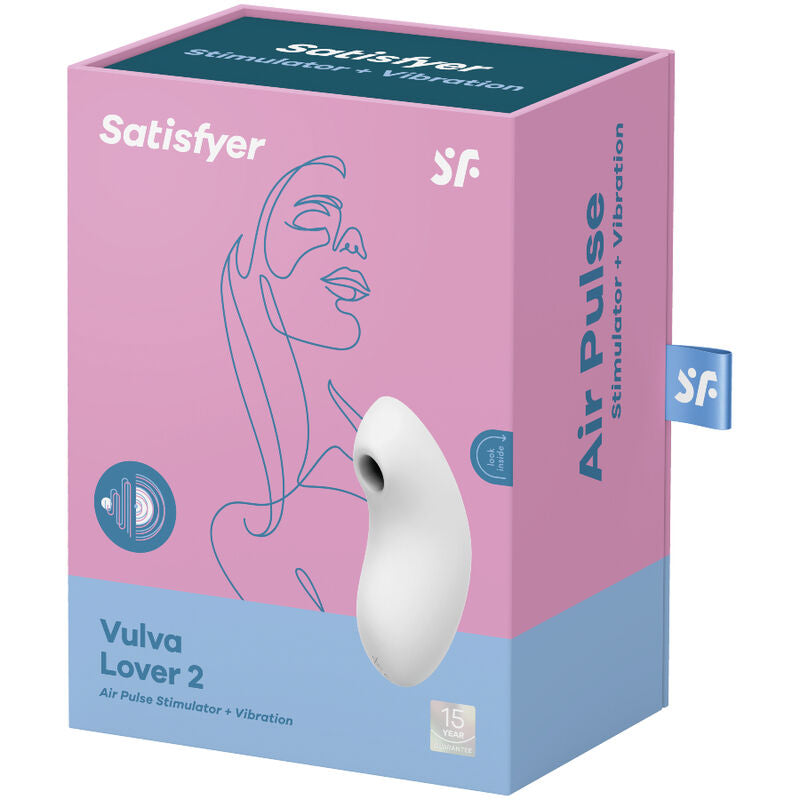 SATISFYER - STIMULATEUR ET VIBRATEUR VULVA LOVER 2 AIR PULSE BLEU SATISFYER AIR PULSE
