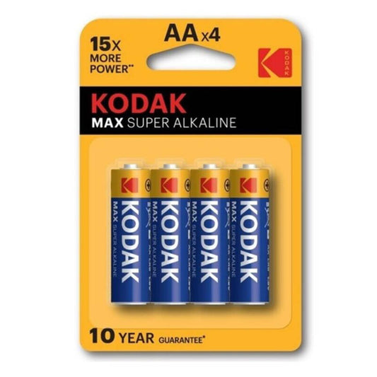 KODAK - PILES ALCALINES MAX AA LR6 * 4 KODAK