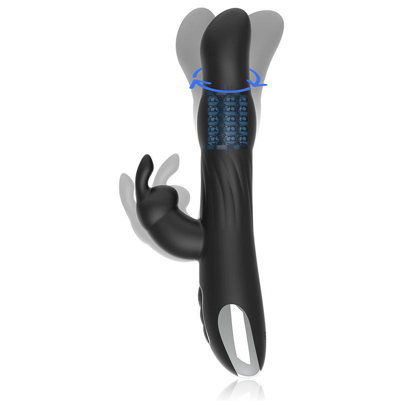 VIBRATEUR ET ROTATEUR BRILLY GLAM MOEBIUS RABBIT COMPATIBLE AVEC LA TECHNOLOGIE SANS FIL WATCHME BRILLY GLAM