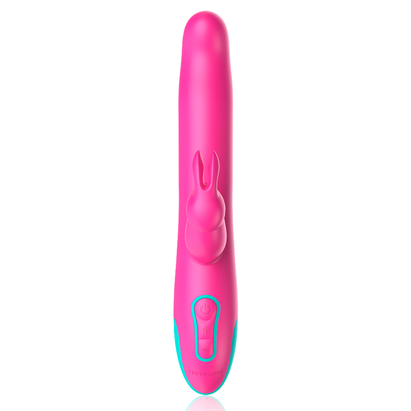 HAPPY LOKY - PLUTO LAPIN VIBRATEUR ET ROTATEUR WATCHME TECHNOLOGIE SANS FIL COMPATIBLE HAPPY LOKY