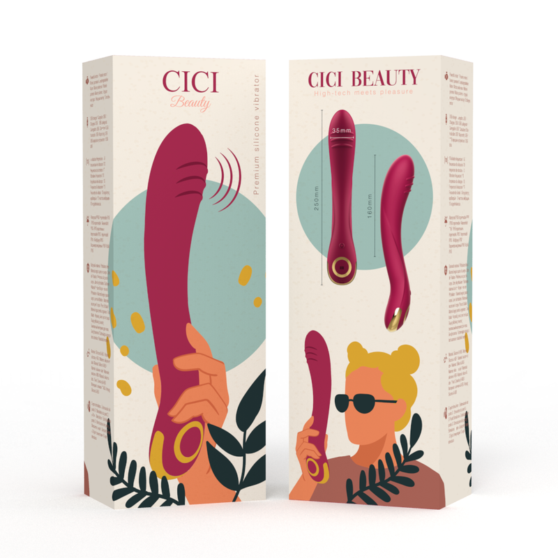CICI BEAUTY - VIBRATEUR POINT G EN SILICONE PREMIUM CICI BEAUTY