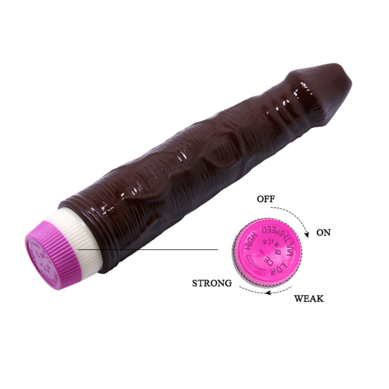 BAILE - VIBRATEUR VAGUES DE PLAISIR 23 CM MARRON BAILE VIBRATORS