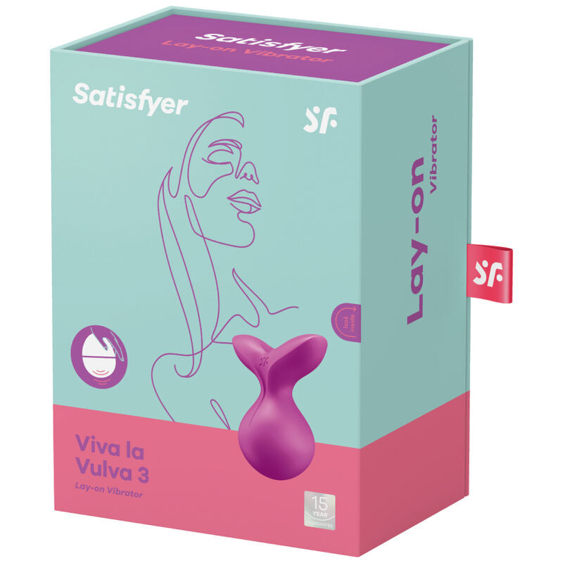 SATISFYER - VIBRATEUR  POSER VIVA LA VULVA 3 VIOLET SATISFYER LAYONS
