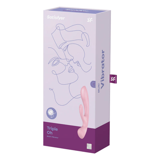 SATISFYER - VIBRATION HYBRIDE TRIPLE OH ROSE SATISFYER VIBRATOR