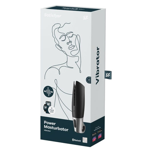 SATISFYER - MASTURBATEUR PUISSANT NOIR SATISFYER MEN