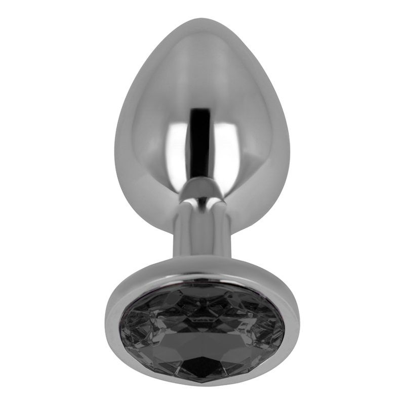OHMAMA - PLUG ANAL AVEC CRISTAL NOIR 8 CM OHMAMA ANAL