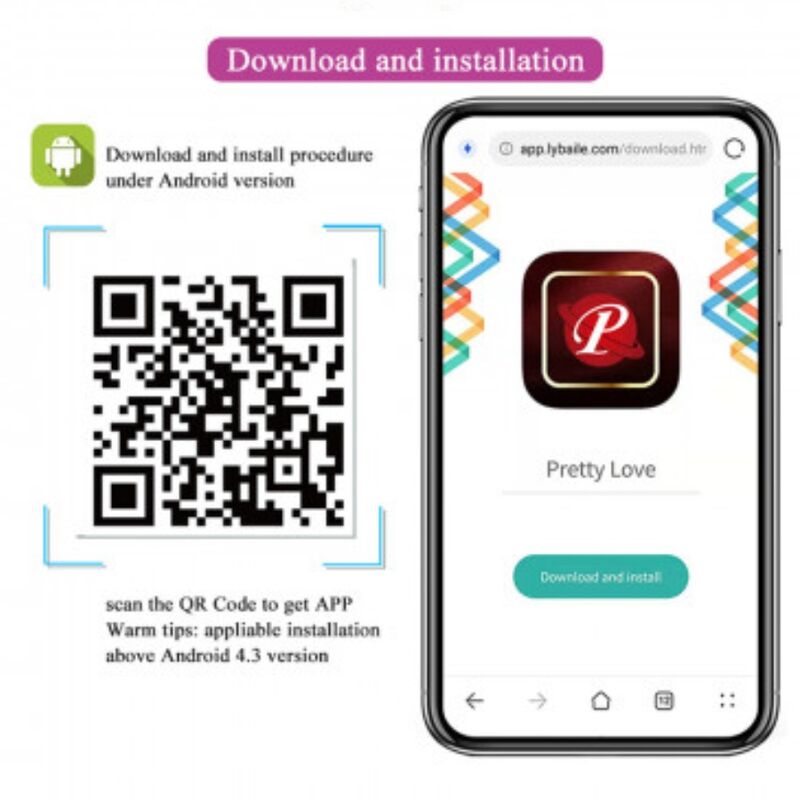 PRETTY LOVE - APPLICATION GRATUITE CATALINA MASSAGER LILAS PRETTY LOVE