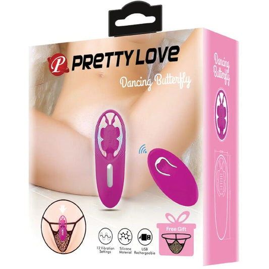 PRETTY LOVE - STIMULATEUR PAPILLON DANCING POUR CULOTTES AVEC TÉLÉCOMMANDE LILAS PRETTY LOVE SMART