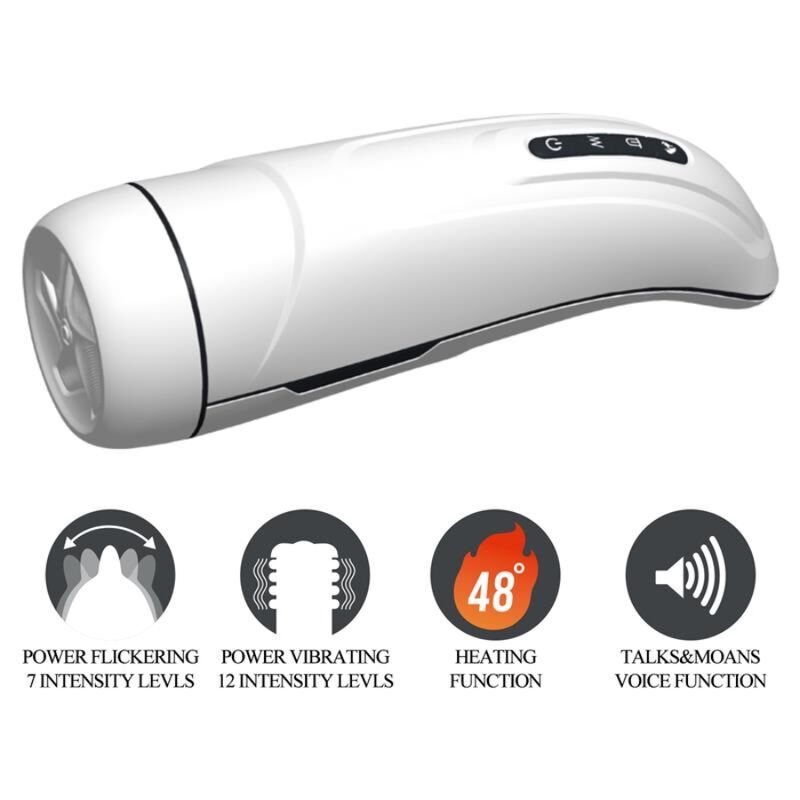 PRETTY LOVE - MASTURBATEUR HOMME MARISSA VIBRATION, CHALEUR, VOIX ET ASPIRATION PRETTY LOVE MALE