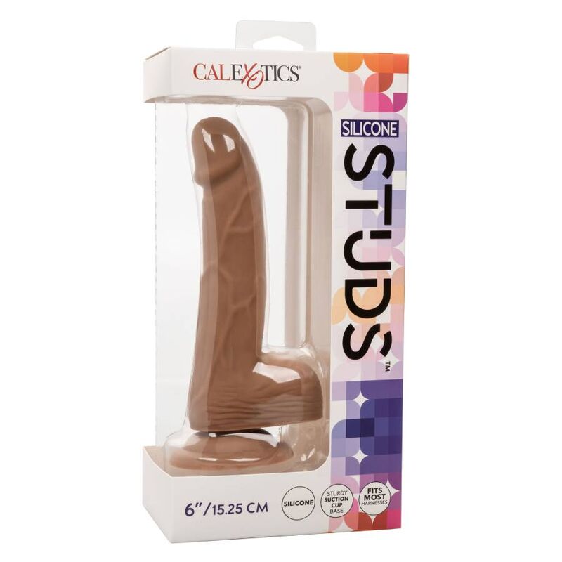 CALEXOTICS - CLOUS EN SILICONE 15.24 CM MARRON CALEXOTICS