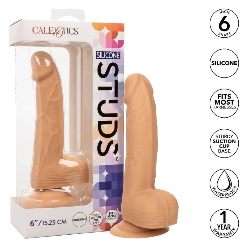 CALEXOTICS - CLOUS EN SILICONE 15.24 CM PEAU CALEXOTICS
