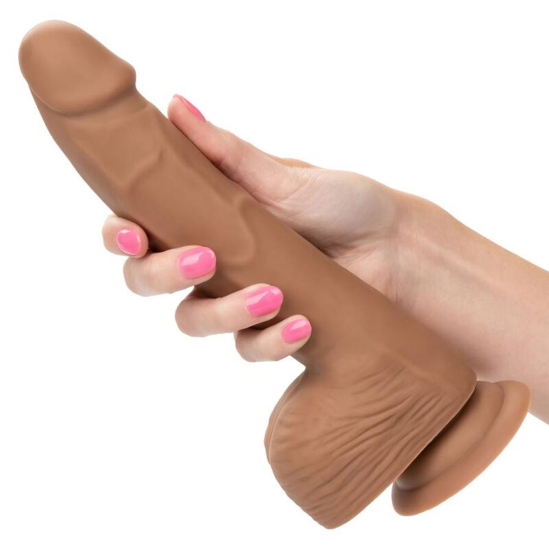 CALEXOTICS - CLOUS EN SILICONE 20.32 CM MARRON CALEXOTICS