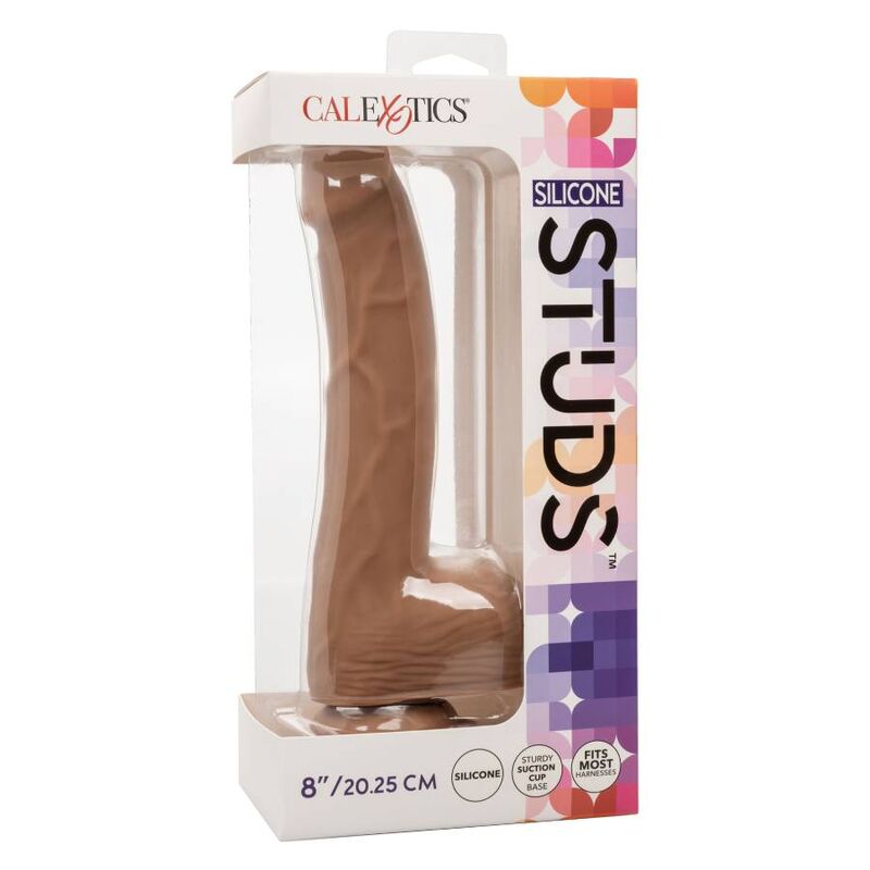 CALEXOTICS - CLOUS EN SILICONE 20.32 CM MARRON CALEXOTICS