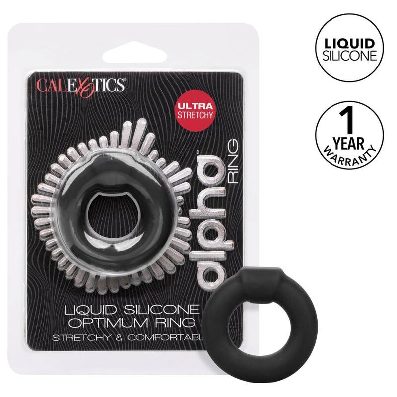 CALEXOTICS - BAGUE ALPHA OPTIMUM NOIR CALEXOTICS