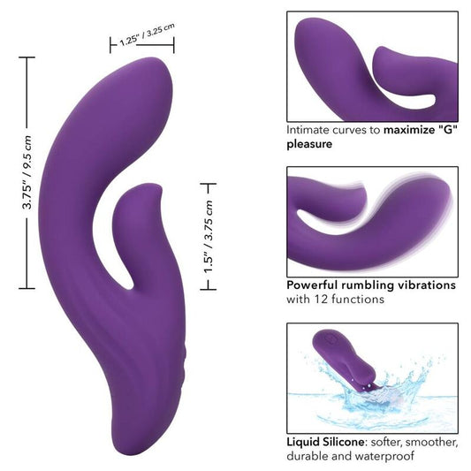 CALEXOTICS - STELLA DUAL PLEASER VIOLET CALEXOTICS