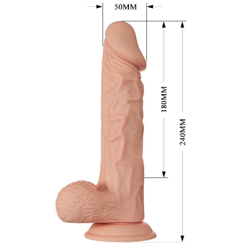 BAILE - BELLE RENCONTRE BURAQ VIBRATION 24 CM NATUREL BAILE DILDOS