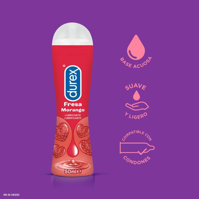 DUREX - JOUER FRAISE 50 ML DUREX LUBES