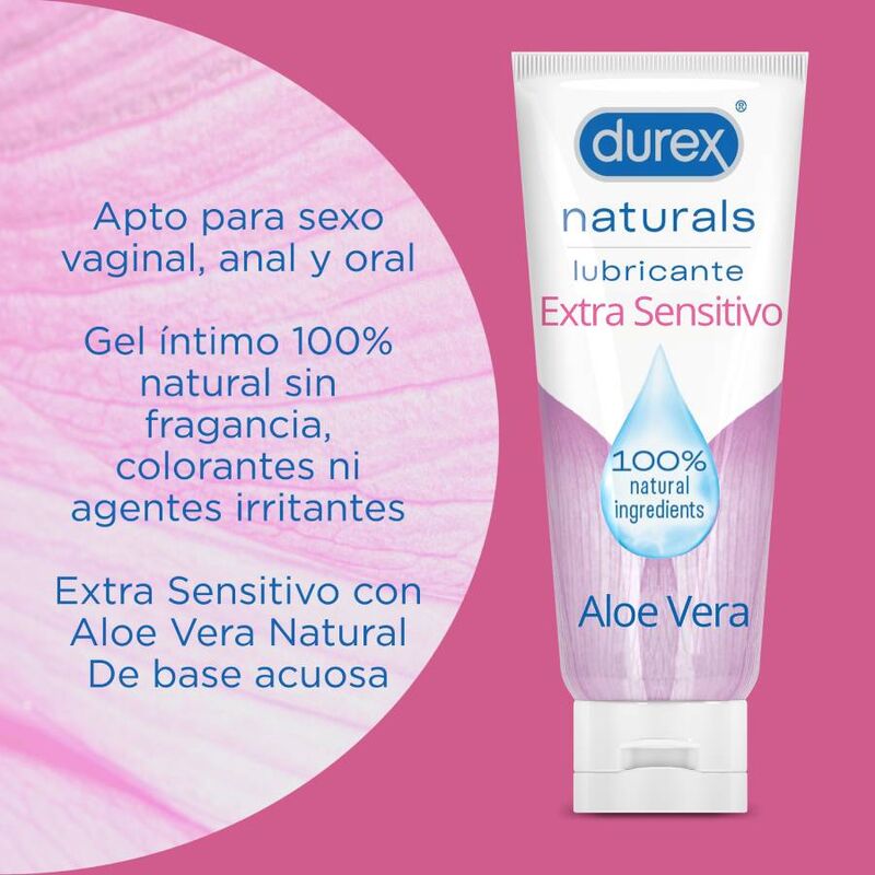 DUREX - LUBRIFIANT EXTRA SENSIBLE NATUREL 100 ML DUREX LUBES