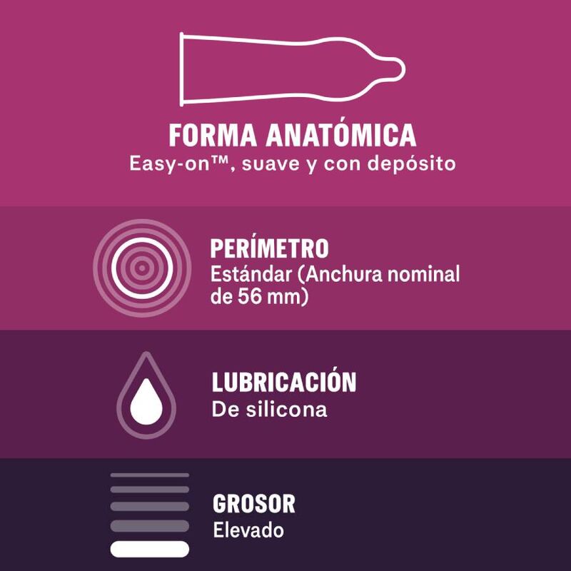 DUREX - PRÉSERVATIFS SANS LATEX 12 UNITÉS DUREX CONDOMS