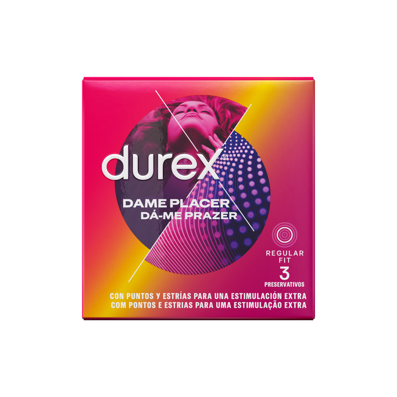 DUREX - DAME PLACER 3 UNITÉS DUREX CONDOMS