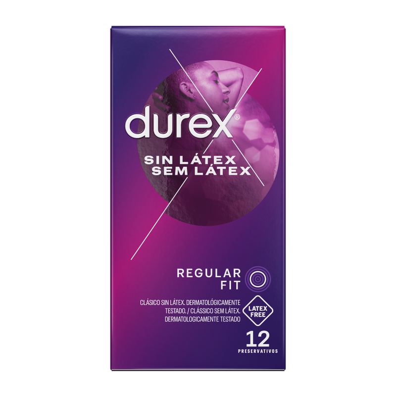 DUREX - PRÉSERVATIFS SANS LATEX 12 UNITÉS DUREX CONDOMS