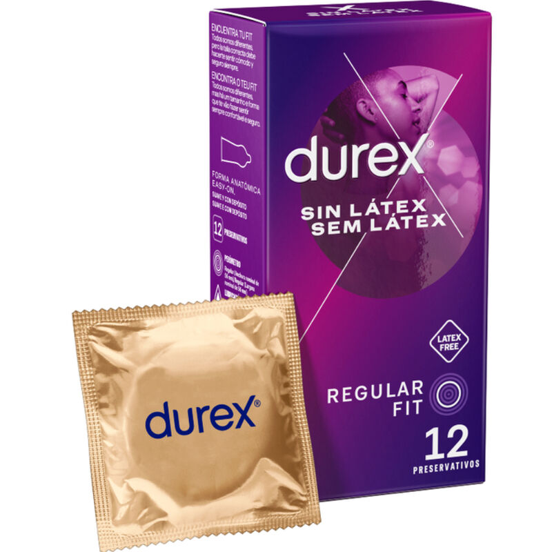 DUREX - PRÉSERVATIFS SANS LATEX 12 UNITÉS DUREX CONDOMS