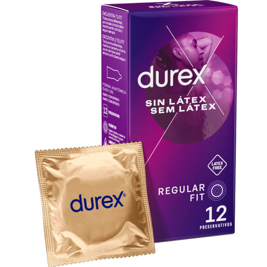 DUREX - PRÉSERVATIFS SANS LATEX 12 UNITÉS DUREX CONDOMS
