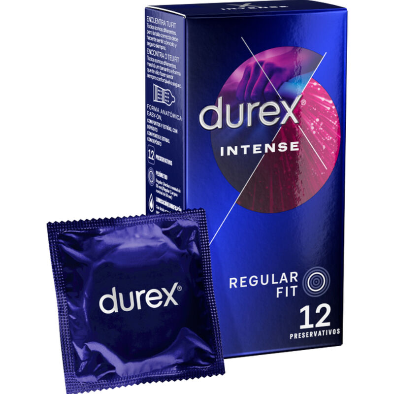 DUREX - ORGASMIQUE INTENSE 12 UNITÉS DUREX CONDOMS