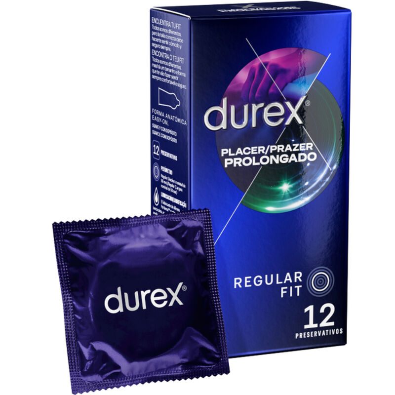 DUREX - PLAISIR PROLONGÉ RETARDÉ 12 UNITÉS DUREX CONDOMS
