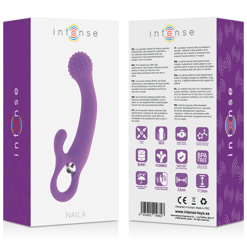 INTENSE - SILICONE VIBRANT NAILA LILAS INTENSE FUN
