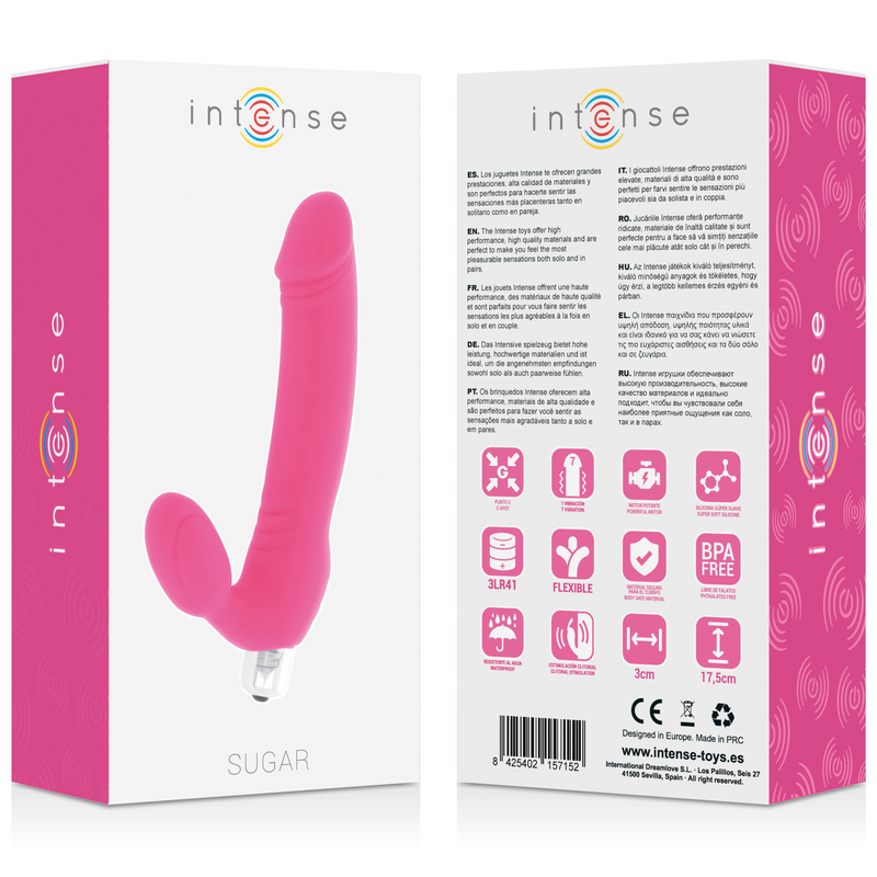 INTENSE - SUCRE SEPT VITESSES SILICONE FUSHIA INTENSE FUN